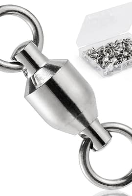Dr.Fish 20 Pack Fishing Swivels, Ball Bearing Swivels F... Dr.Fish 20 Pack Fishing Swivels, Ball Bearing Swivels F...