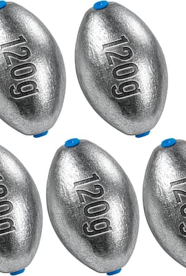 Alwonder Egg Sinkers Fishing Weights 3/16-10oz, Oval Le... Alwonder Egg Sinkers Fishing Weights 3/16-10oz, Oval Le...