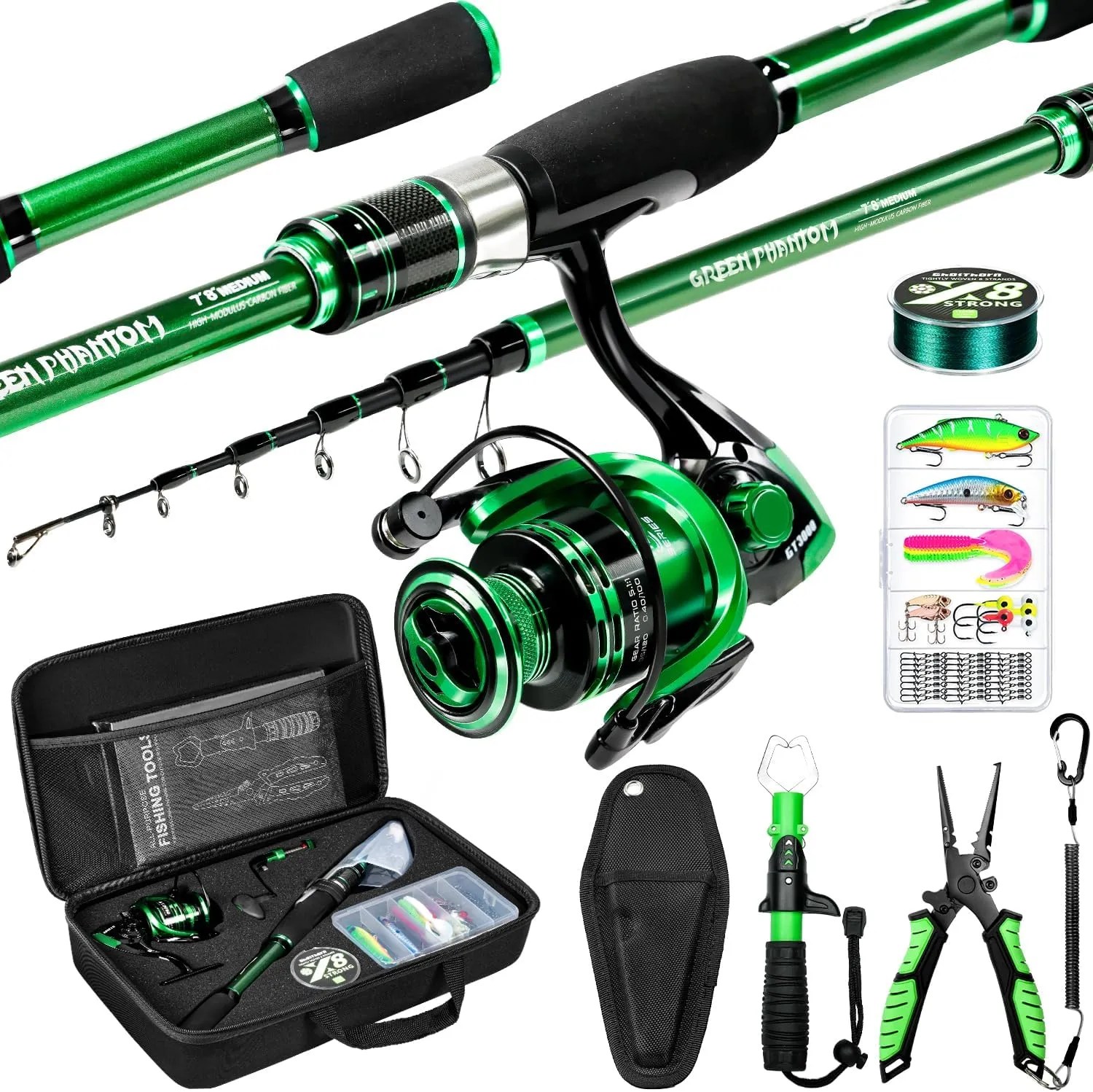 Ghosthorn Fishing Rod Reel Combo